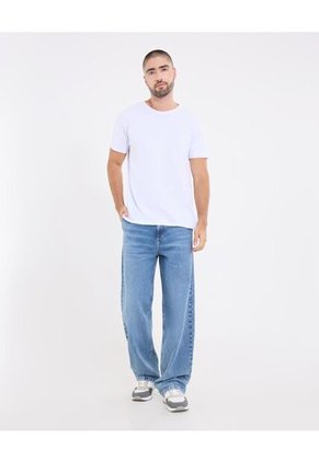 Jean  Para Hombre Loose Color Azul Marca Ostu #60160444