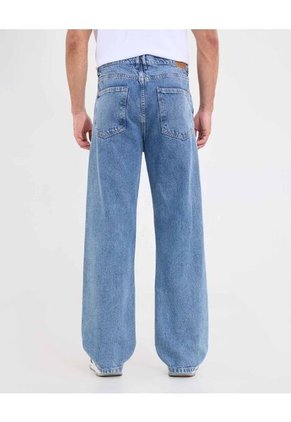 Jean  Para Hombre Loose Color Azul Marca Ostu #60160444