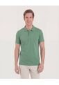 Polo  Para Hombre Cuello Tejido Sin Bolsillo Color Verde Marca Ostu #60110865 de Ostu