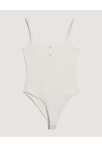 Body  Para Mujer Manga Sisa Color Crema Marca Ostu #40200227 Ostu