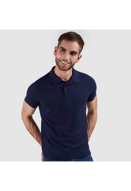 Polo Hombre Ostu  Azul Poliéster 60110241-51