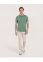 Polo  Para Hombre Cuello Tejido Sin Bolsillo Color Verde Marca Ostu #60110865 de Ostu