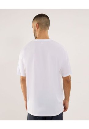 Camiseta Para Hombre Manga Corta Cuello Redondo Color Blanco Marca Ostu #60091808