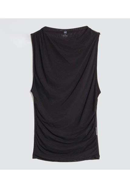 Camiseta Para Mujer Manga Sisa Color Negro Marca Ostu #40092131