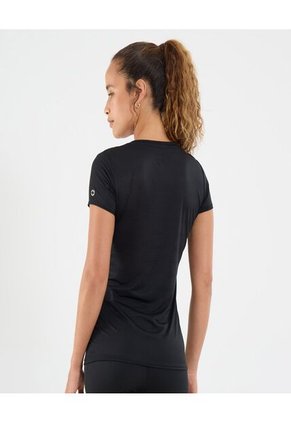 Camiseta Para Mujer Manga Corta Cuello Redondo Color Negro Marca Ostu #40091739