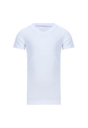 Camiseta Interior Para Niño Manga Corta Color Blanco Marca Ostu #80020010