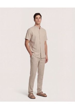 Pantalón Para Hombre Moda Color Beige Marca Ostu #60070582