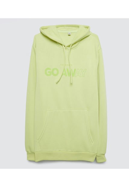 Buzo Para Hombre Hoodie Color Verde Neon Marca Ostu #60060277