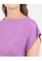 Camiseta  Para Mujer Manga Corta Cuello Redondo Color Morado Marca Ostu #40092786 de Ostu