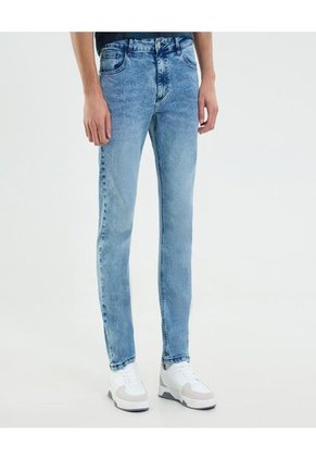 Jean Para Hombre Skinny Color Azul Marca Ostu #60160425