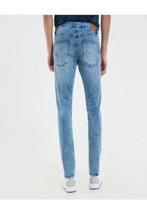 Jean Para Hombre Skinny Color Azul Marca Ostu #60160425