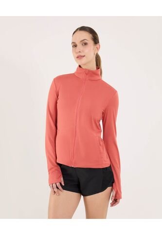 Buzo  Para Mujer Cuello Alto O Cuello Tortuga Color Coral Marca Ostu #40060485 Ostu