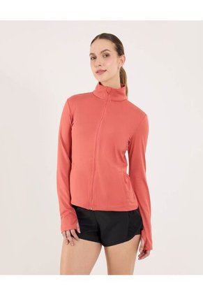 Buzo  Para Mujer Cuello Alto O Cuello Tortuga Color Coral Marca Ostu #40060485