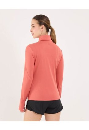 Buzo  Para Mujer Cuello Alto O Cuello Tortuga Color Coral Marca Ostu #40060485