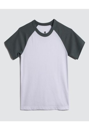 Camiseta Para Niño Manga Corta Color Blanco Marca Ostu #80090212