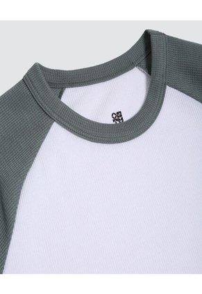 Camiseta Para Niño Manga Corta Color Blanco Marca Ostu #80090212