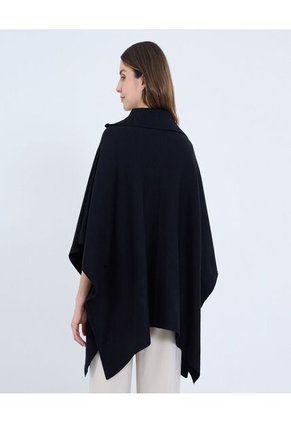 Saco Para Mujer Cuello Alto O Cuello Tortuga Color Negro Marca Ostu #40330090