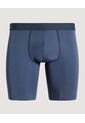 Boxer Para Hombre Filete Medio Microfibra Color Azul Marca Ostu #60000524 de Ostu