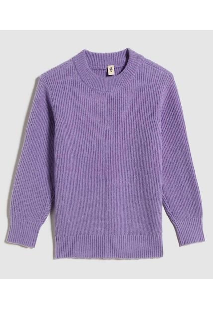 Saco Para Niña Cuello Redondo Color Lila  Marca Ostu #90330005