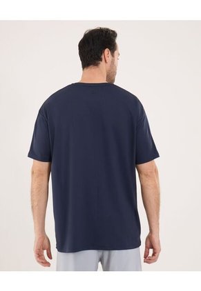 Camiseta Para Hombre Manga Corta Cuello Redondo Color Azul Marca Ostu #60091807