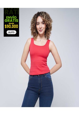 Camiseta Para Mujer Manga Sisa Color Rojo Marca Ostu #40092157 Ostu