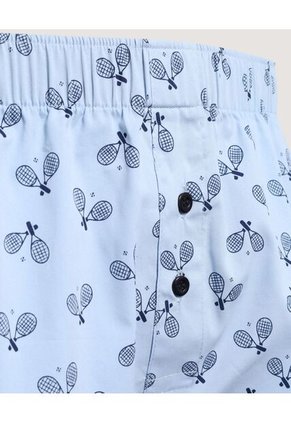 Boxer  Para Hombre Bragueta Amplio Color Azul Marca Ostu #60000511