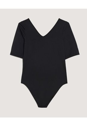 Body  Para Mujer Manga 3/4 Color Negro Marca Ostu #40200216