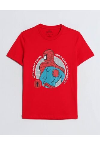 Camiseta  Infantil Niño Manga Corta Cuello Redondo Color Rojo Marca Ostu #80090320 Ostu