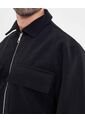 Chaqueta  Para Hombre Bomber Color Negro Marca Ostu #60080179 de Ostu