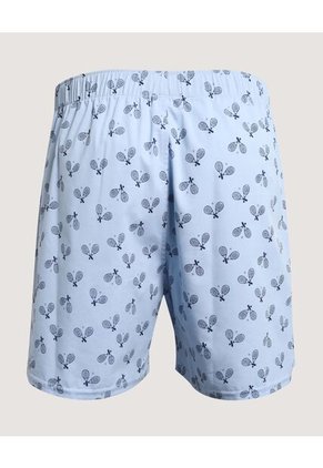 Boxer  Para Hombre Bragueta Amplio Color Azul Marca Ostu #60000511