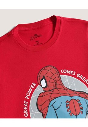 Camiseta  Infantil Niño Manga Corta Cuello Redondo Color Rojo Marca Ostu #80090320