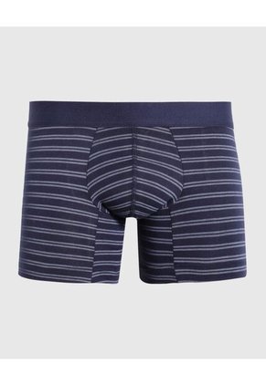 Boxer Para Hombre Filete Corto Algodón Color Azul Marca Ostu #60000501