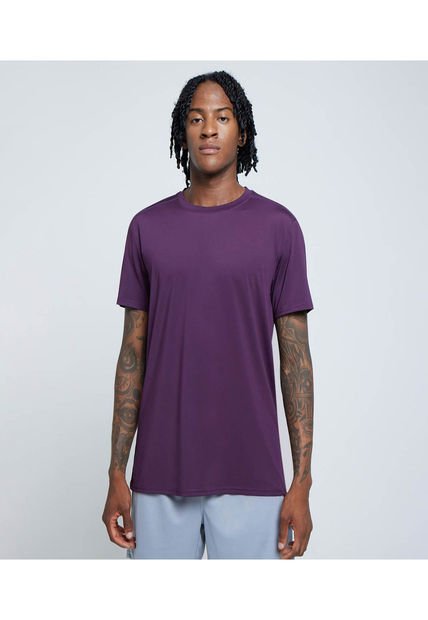 Camiseta Para Hombre Manga Corta Color Uva Marca Ostu #60091283