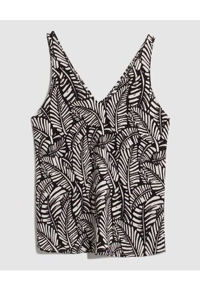 Blusa Para Mujer Manga Sisa Color Negro Marca Ostu #40120996