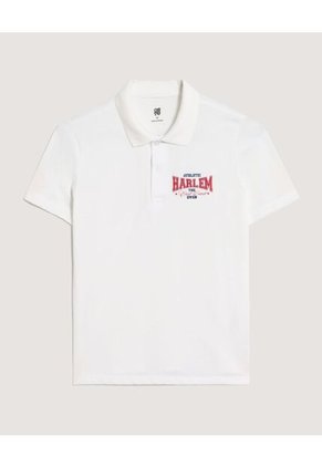 Polo  Infantil Niño Manga Corta Color Crema Marca Ostu #80110115