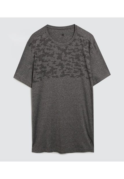 Camiseta Para Hombre Manga Corta Color Gris  Marca Ostu #60091368