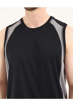 Camiseta  Para Hombre Manga Sisa Cuello Redondo Color Negro Marca Ostu #60091737
