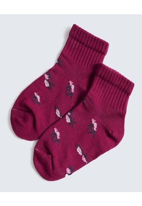 Medias Infantil Niña Tobillera Color Negro Marca Ostu #90980147