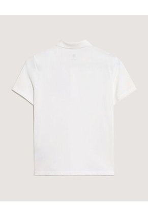 Polo  Infantil Niño Manga Corta Color Crema Marca Ostu #80110115