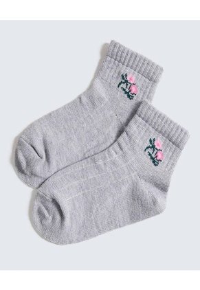 Medias Infantil Niña Tobillera Color Negro Marca Ostu #90980147