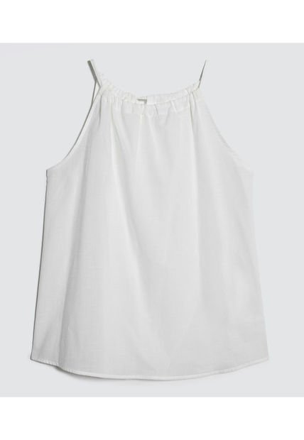 Blusa Para Mujer Manga Sisa Color Crema Marca Ostu #40120977