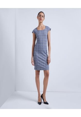 Vestido Para Mujer Manga Corta Color Negro Marca Ostu #40170201 Ostu