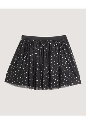 Falda  Infantil Niña Corto Color Negro Marca Ostu #90140026