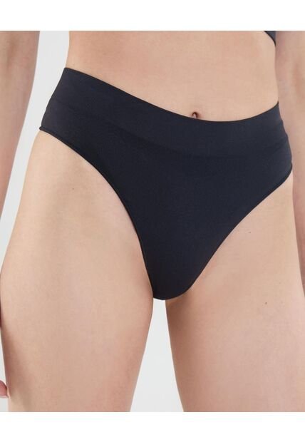 Panty Para Mujer Seamless Brasilera Color Negro Marca Ostu #40800074