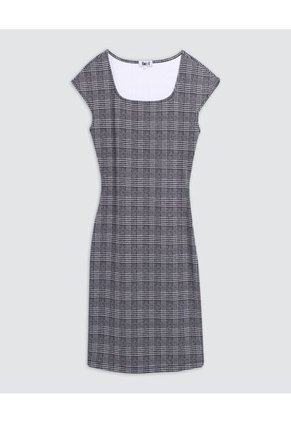 Vestido Para Mujer Manga Corta Color Negro Marca Ostu #40170201