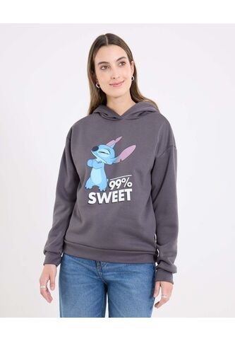 Buzo  Para Mujer Hoodie Color Gris Marca Ostu #40060519 Ostu