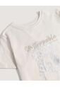 Camiseta  Para Mujer Manga Corta Cuello Redondo Color Beige Marca Ostu #40092847 de Ostu