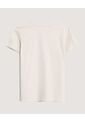 Camiseta  Para Mujer Manga Corta Cuello Redondo Color Beige Marca Ostu #40092847 de Ostu