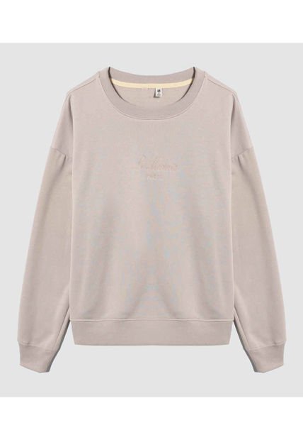 Buzo Para Mujer Cuello Redondo Color Beige Marca Ostu #40060343