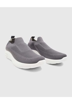 Tenis Para Hombre Sport Color Gris Marca Ostu #60720116